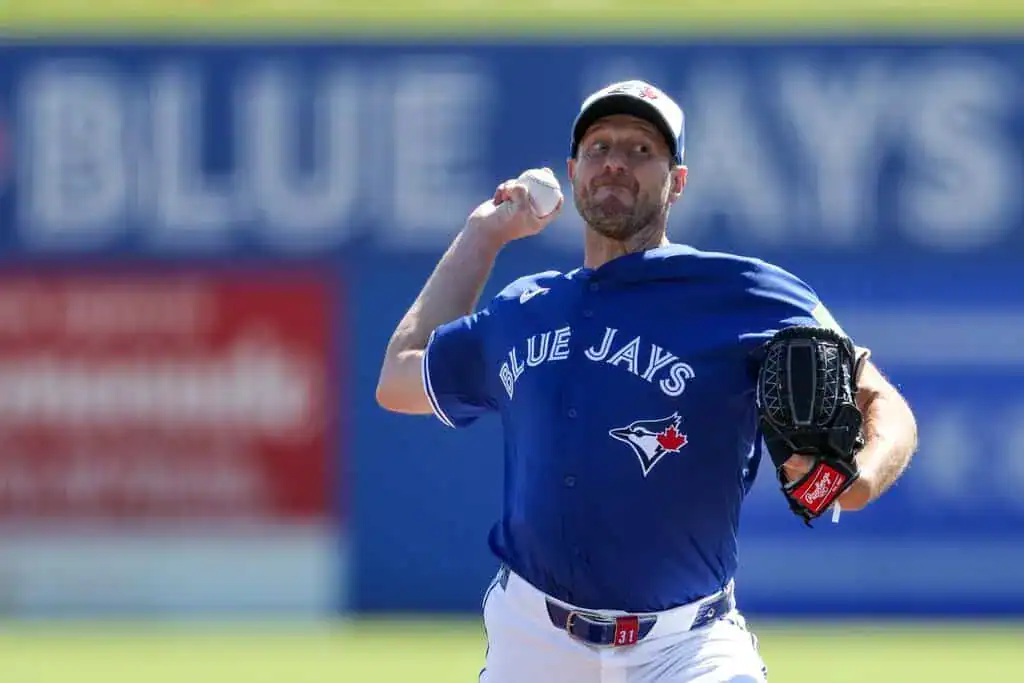 Toronto Blue Jays vs New York Yankees Picks and Predictions June 30th 2025 2 Toronto Blue Jays pitcher Max Scherzer throws a pitch during a workout.