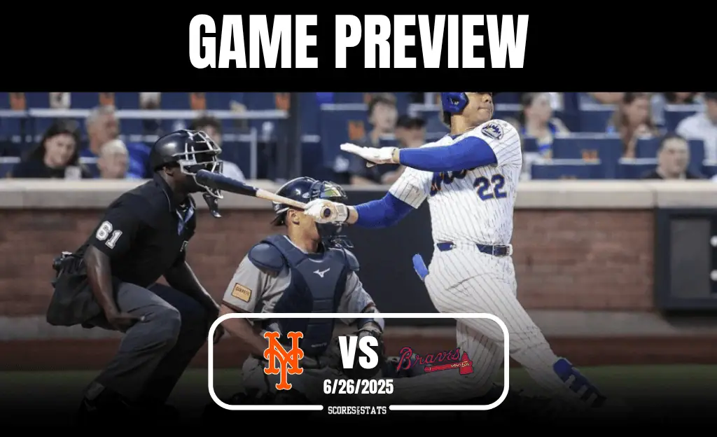 Mets vs Braves June 26th