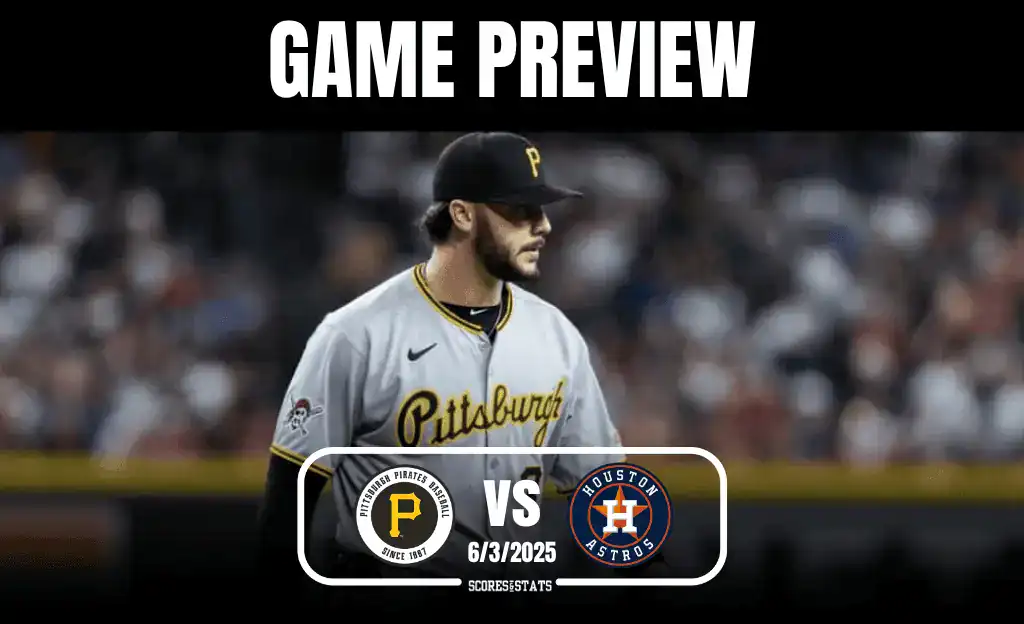 Pirates vs Astros June 3rd