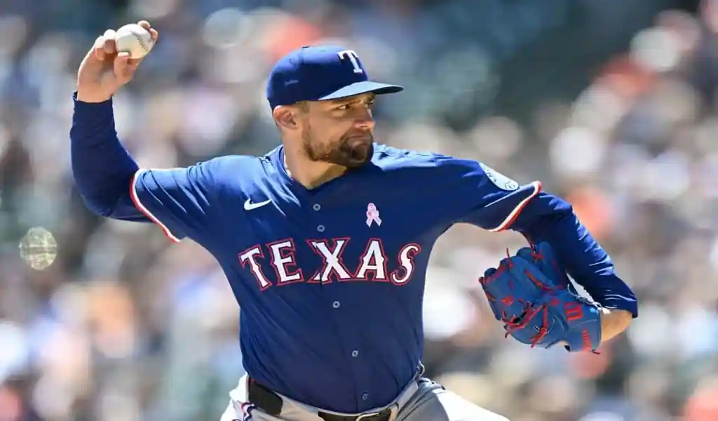 Texas Rangers pitcher in action during a game against the Seattle Mariners on June 27, 2025