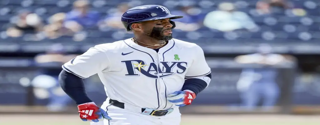 Kansas City Royals vs Tampa Bay Rays Picks and Predictions June 26th 2025 2 Tampa Bay Rays player walking off the field in full uniform with batting gloves and helmet on