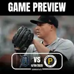 Tigers vs Pirates June 19th