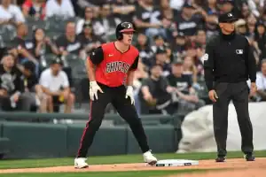 White sox player standing