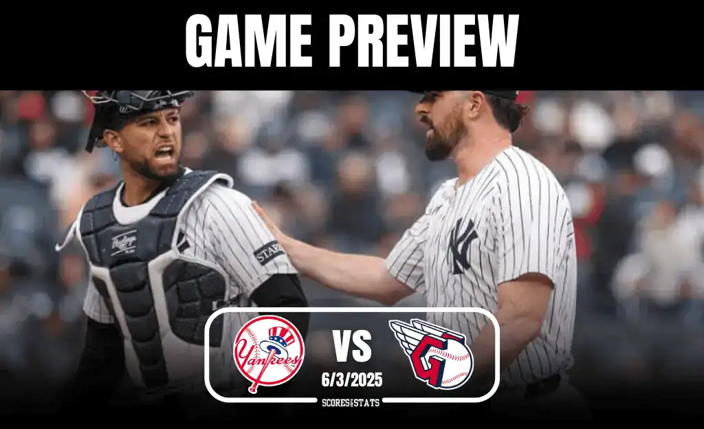Yankees vs Guardians June 3rd