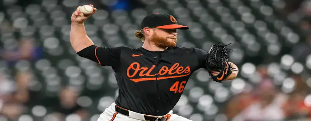 Baltimore Orioles vs Detroit Tigers Picks and Predictions June 10th 2025 3 Baltimore Orioles pitcher delivering a pitch during an MLB game, June 2025
