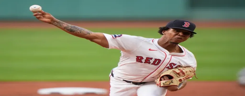 San Francisco Giants vs Boston Red Sox Picks and Predictions June 20th 2025 2 Boston Red Sox pitcher in white uniform throws a pitch during an MLB game