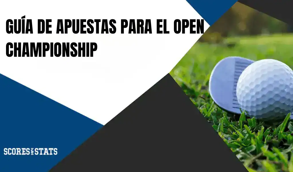 Bola de golf junto a un wedge sobre el césped, representando guía de apuestas para el Open Championship