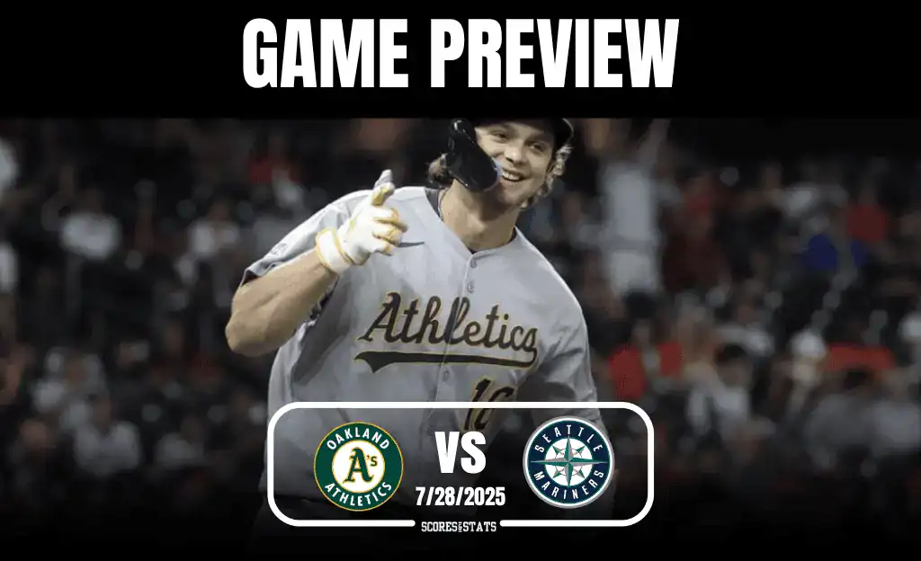 Athletics vs Mariners July 28th