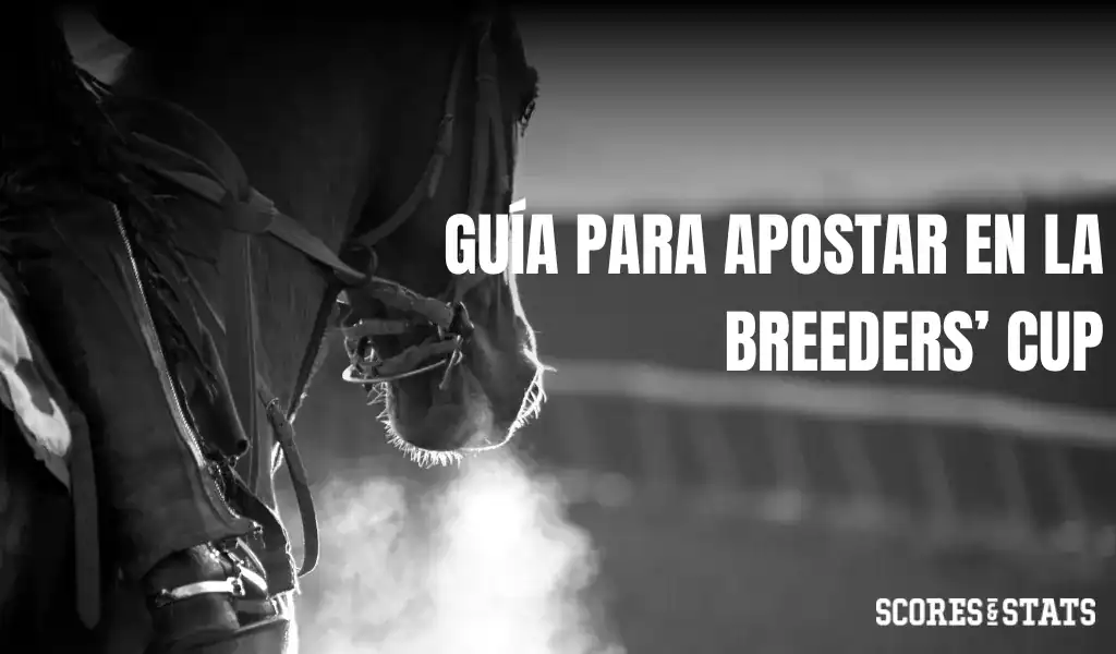 Caballo de carreras representando apuestas en la Breeders’ Cup