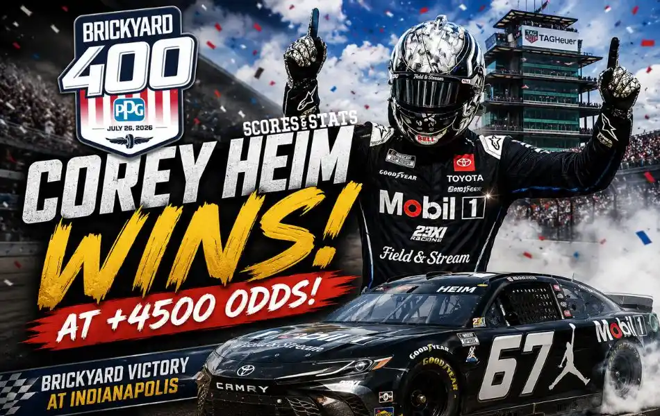 Brickyard 400 Odds 2026 Hamlin Leads Indianapolis Picks