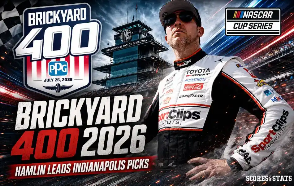 Brickyard 400 Odds 2026 Hamlin Leads Indianapolis Picks