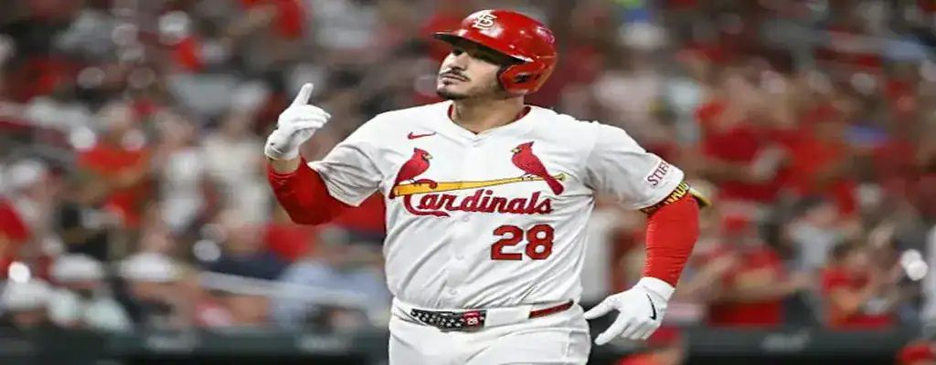 St. Louis Cardinals player celebrating after a successful play