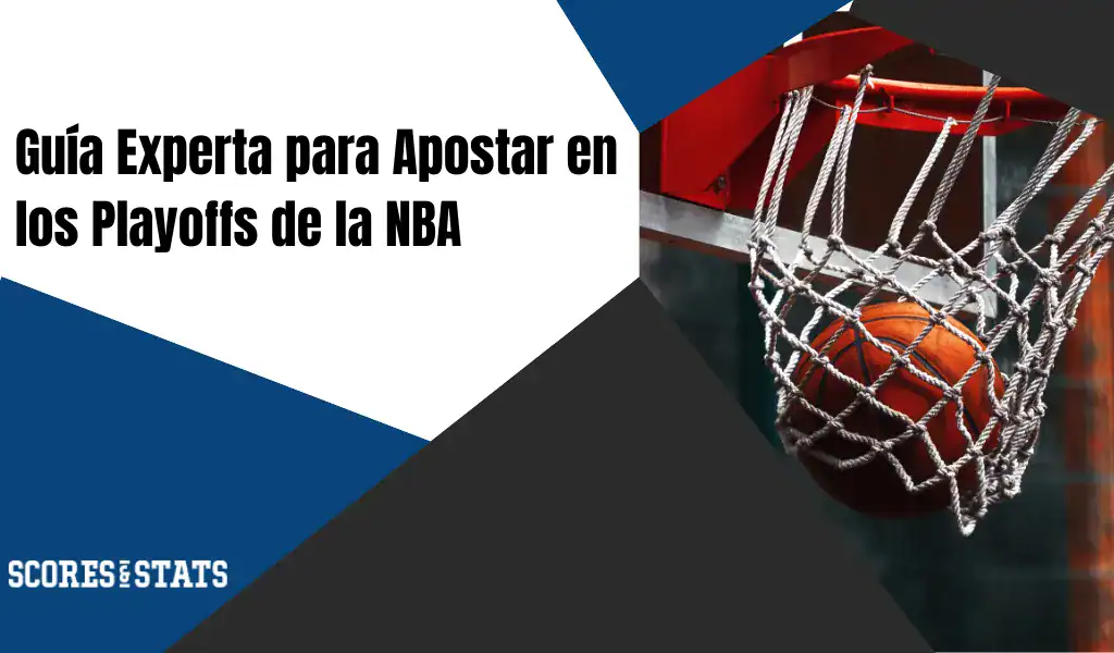 Balón de baloncesto entrando en la canasta durante un partido, representando apuestas en los playoffs de la NBA