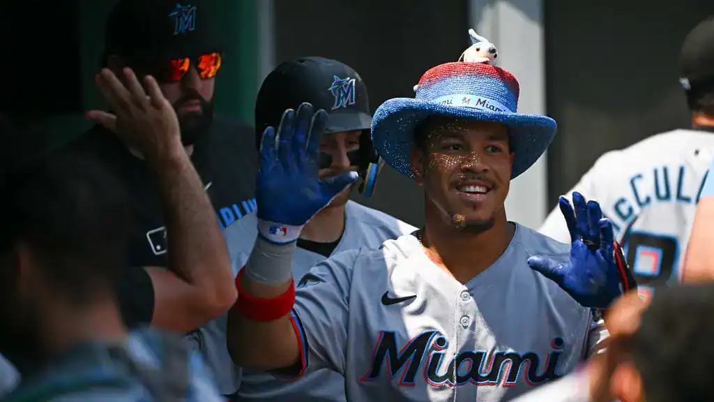Miami Marlins vs Minnesota Twins Picks and Predictions July 2nd 2025 2 A detailed image of Heriberto Hernandez, likely a sports player
