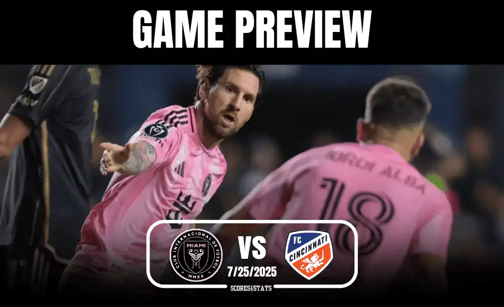 Inter Miami v Cincinnatti July 25th