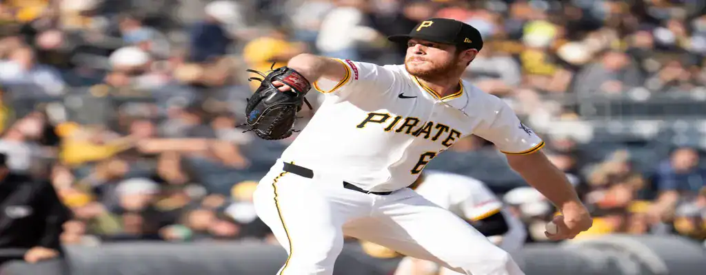 Pittsburgh Pirates pitcher delivering a precise pitch during the game