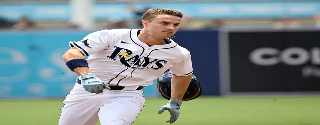 Cincinnati Reds vs Tampa Bay Rays Picks and Predictions July 25th 2025 2 Tampa Bay Rays player sprinting hard towards base during a game