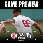 Red Sox vs Rays July 13th