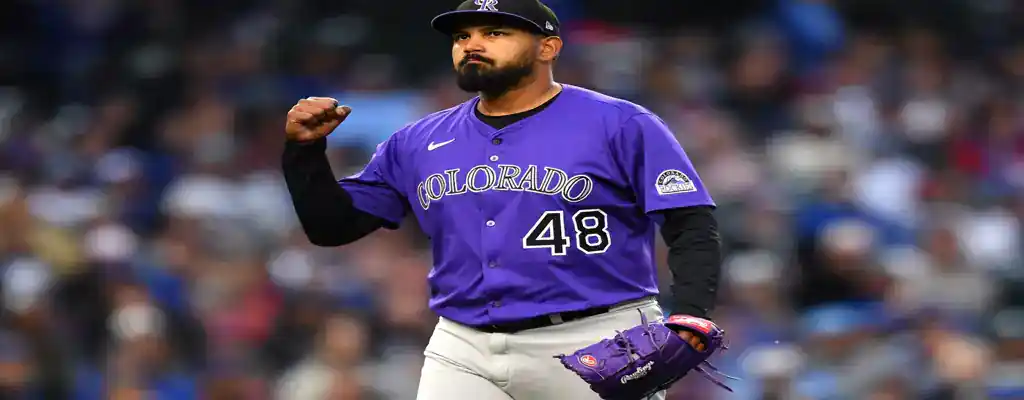 Boston Red Sox vs Colorado Rockies Picks and Predictions July 9th 2025 2 Colorado Rockies pitcher pumping his fist after a strong performance
