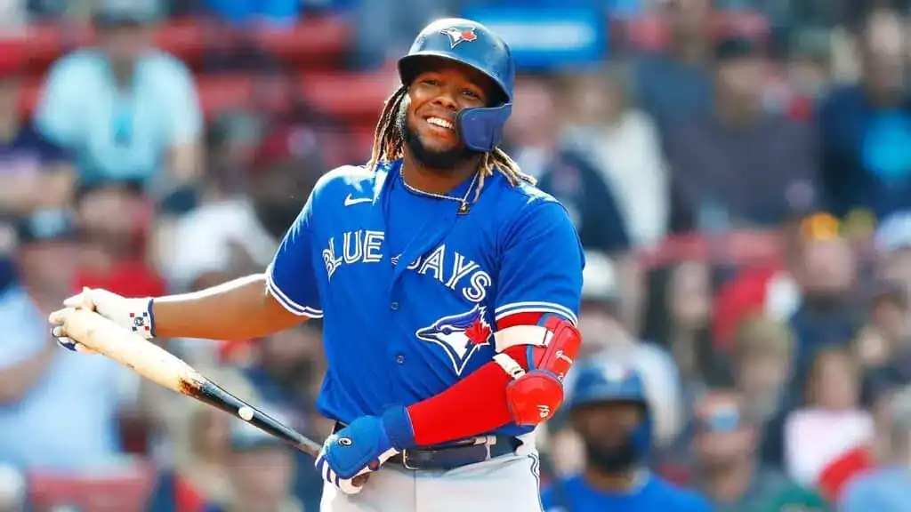 Chicago White Sox vs Toronto Blue Jays Picks and Predictions July 9th 2025 2 He is likely a player for the Blue Jays, participating in an athletic game at an outdoor baseball park.