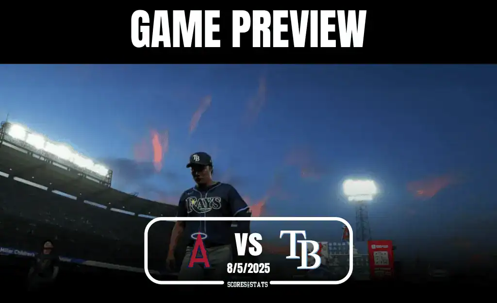 Angeks vs Rays August 5th