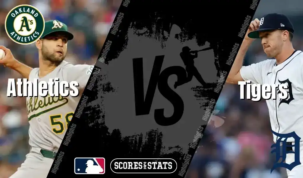 MLB matchup preview between Oakland Athletics and Detroit Tigers on August 25, 2025.