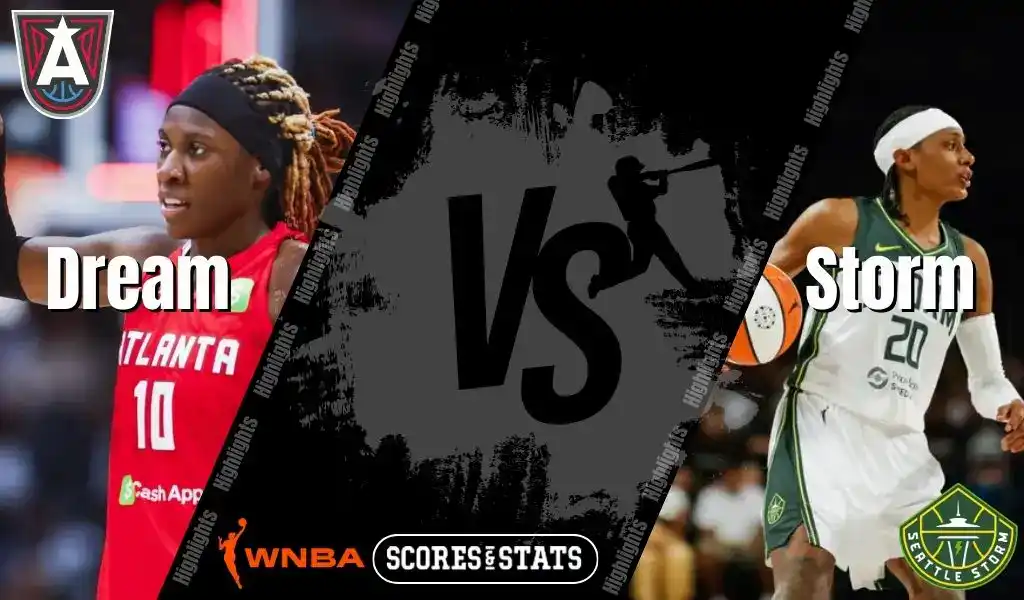 WNBA matchup between Atlanta Dream and Seattle Storm with star players featured before the August 15, 2025 game.