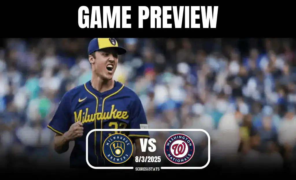 Brewers vs Nationals August 3rd