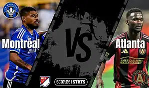 CF Montréal and Atlanta United MLS matchup graphic featuring players from both teams ahead of their August 9, 2025 game.