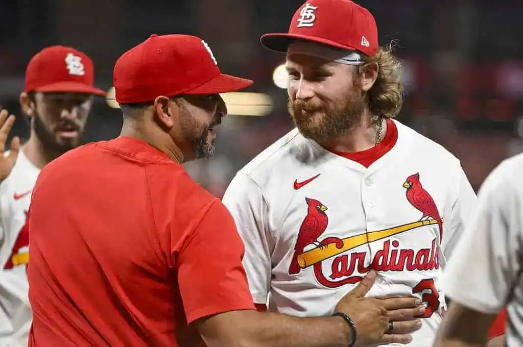 Cardinals Players Celebrating