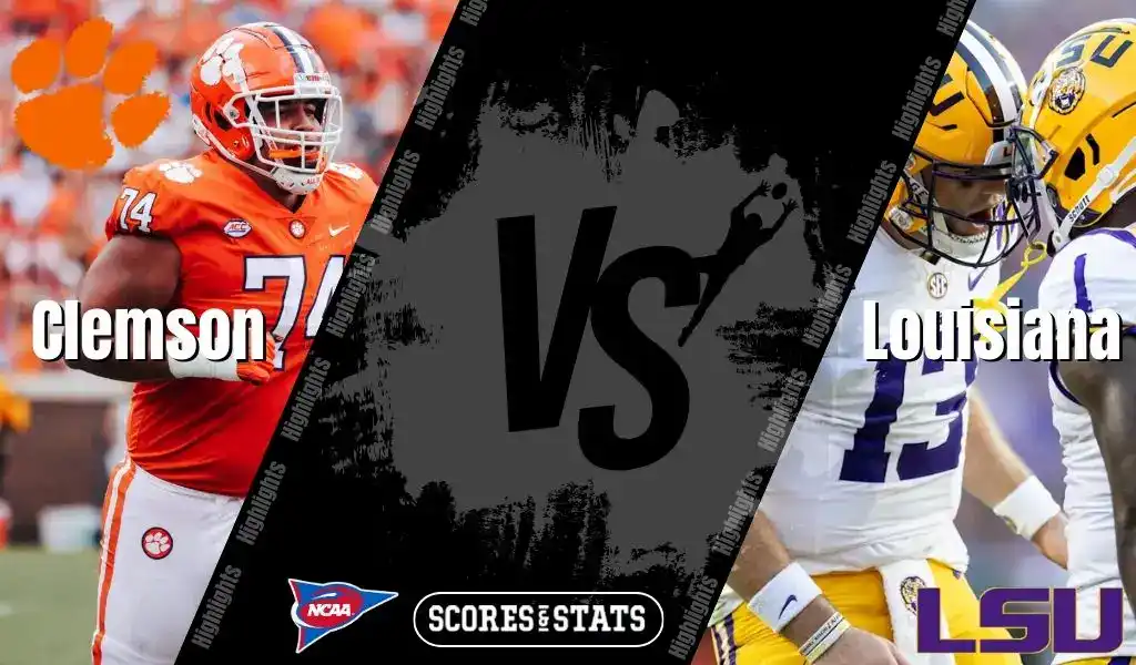 College football matchup preview for Clemson Tigers vs LSU Tigers on August 30, 2025.