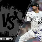 Arizona Diamondbacks and Colorado Rockies MLB matchup graphic showing players from both teams ahead of their August 8, 2025 game.