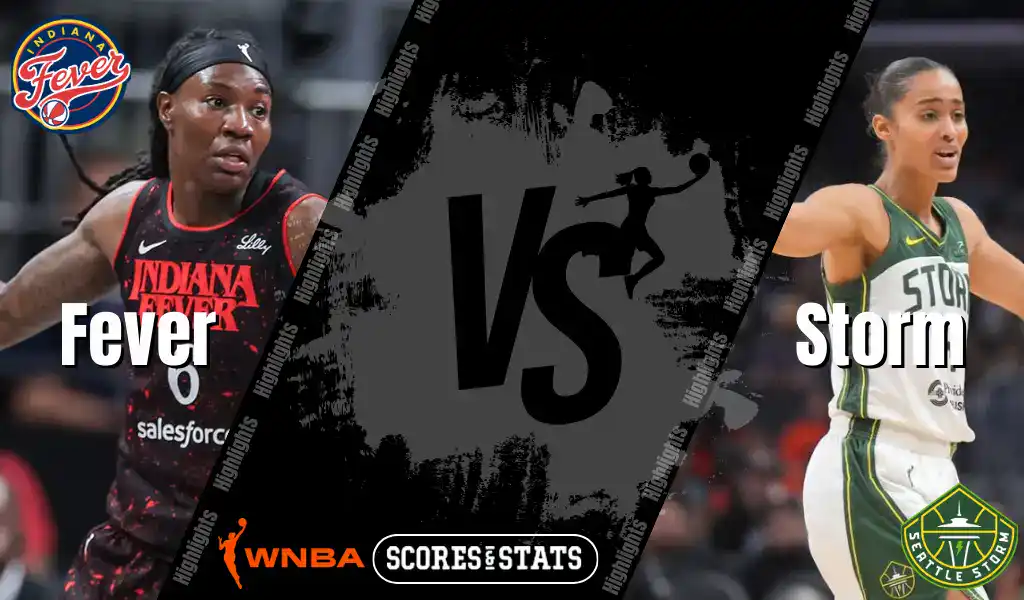 Indiana Fever face Seattle Storm in WNBA matchup on August 26, 2025.