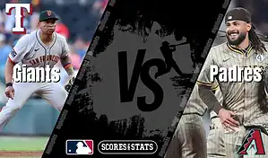 MLB matchup preview for San Francisco Giants vs San Diego Padres on August 11, 2025, featuring players from both teams in action.