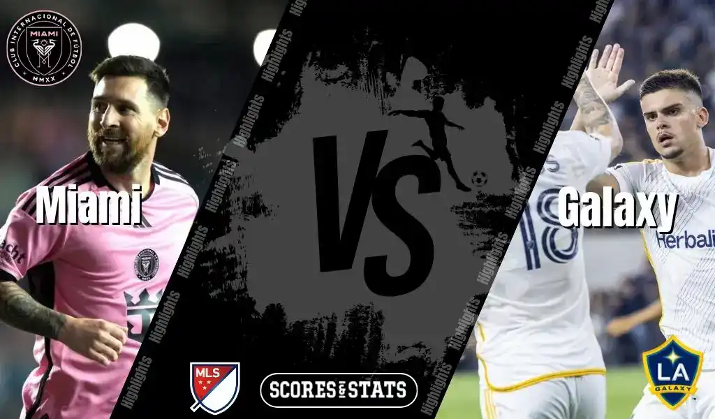 Inter Miami’s Lionel Messi and LA Galaxy players in action ahead of MLS matchup on August 16, 2025.