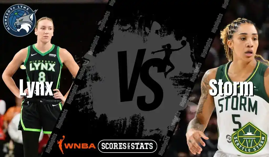 Minnesota Lynx and Seattle Storm face off in WNBA matchup on August 28, 2025.