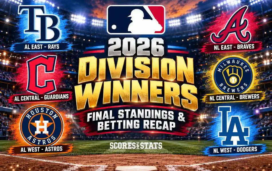 MLB Division Winners 2026 - Final Standings and Betting Recap