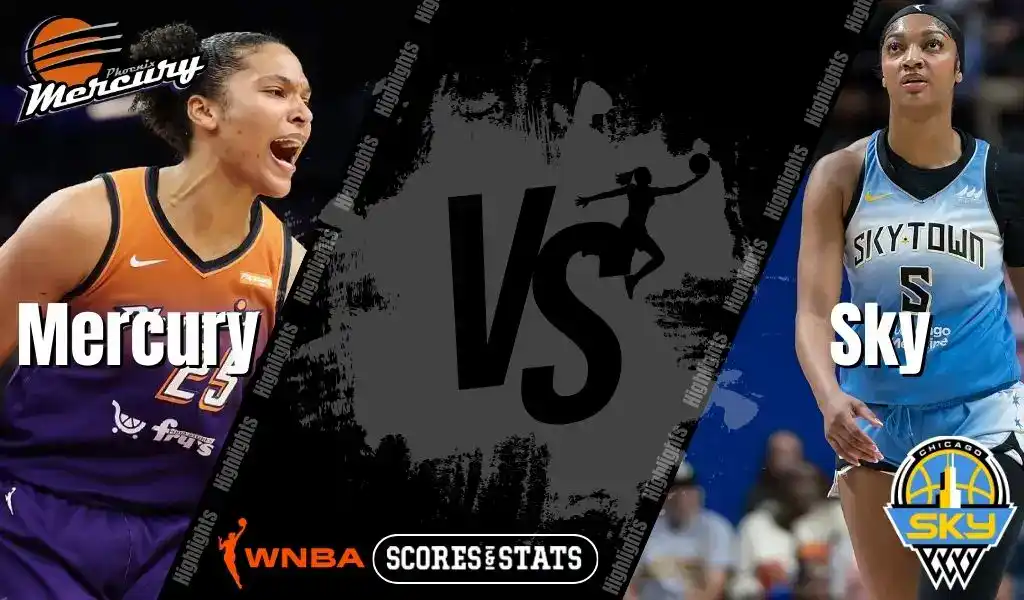 Phoenix Mercury face Chicago Sky in WNBA showdown on August 28, 2025.