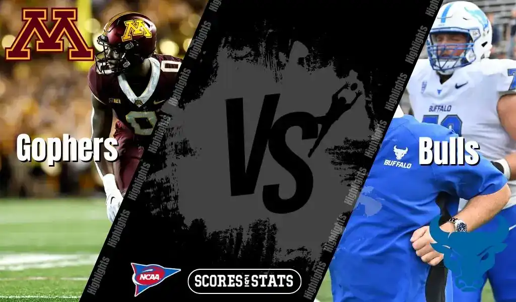 Minnesota Golden Gophers face Buffalo Bulls in NCAA football matchup on August 28, 2025.