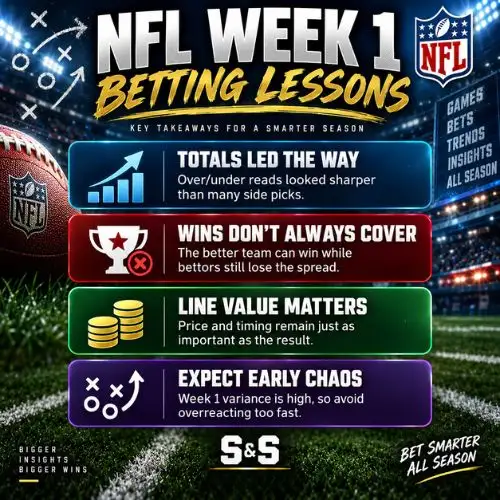 NFL Week 1 Betting Lessons