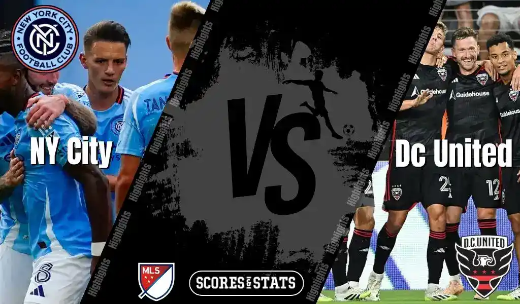 "NYC FC and DC United players face off in a thrilling MLS matchup on August 30th, 2025
