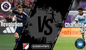 New England Revolution and Charlotte FC players in action before their MLS matchup on August 30, 2025.