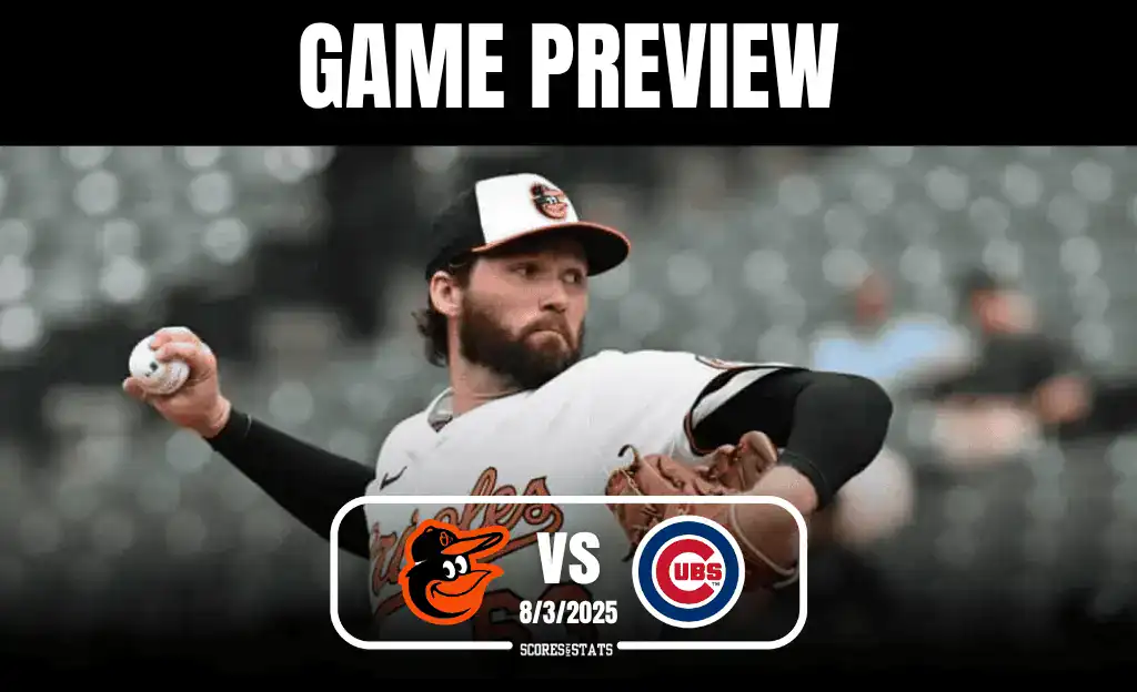 Orioles vs Cubs August 3rd