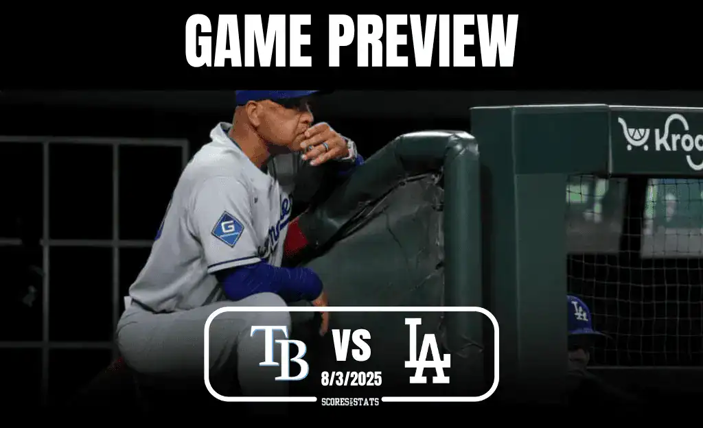 Rays vs Dodgers August 3rd
