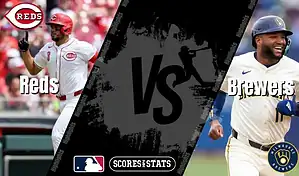 Cincinnati Reds and Milwaukee Brewers matchup preview with player action shots, August 15th 2025.