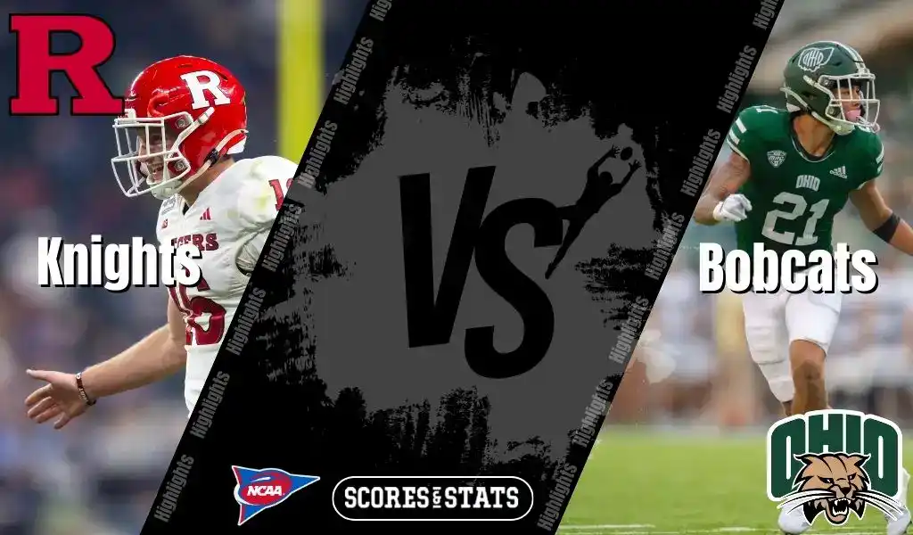 Rutgers Scarlet Knights take on Ohio Bobcats in NCAA football matchup on August 28, 2025.