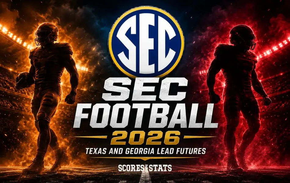 SEC Football Odds 2026 Texas and Georgia Lead Futures