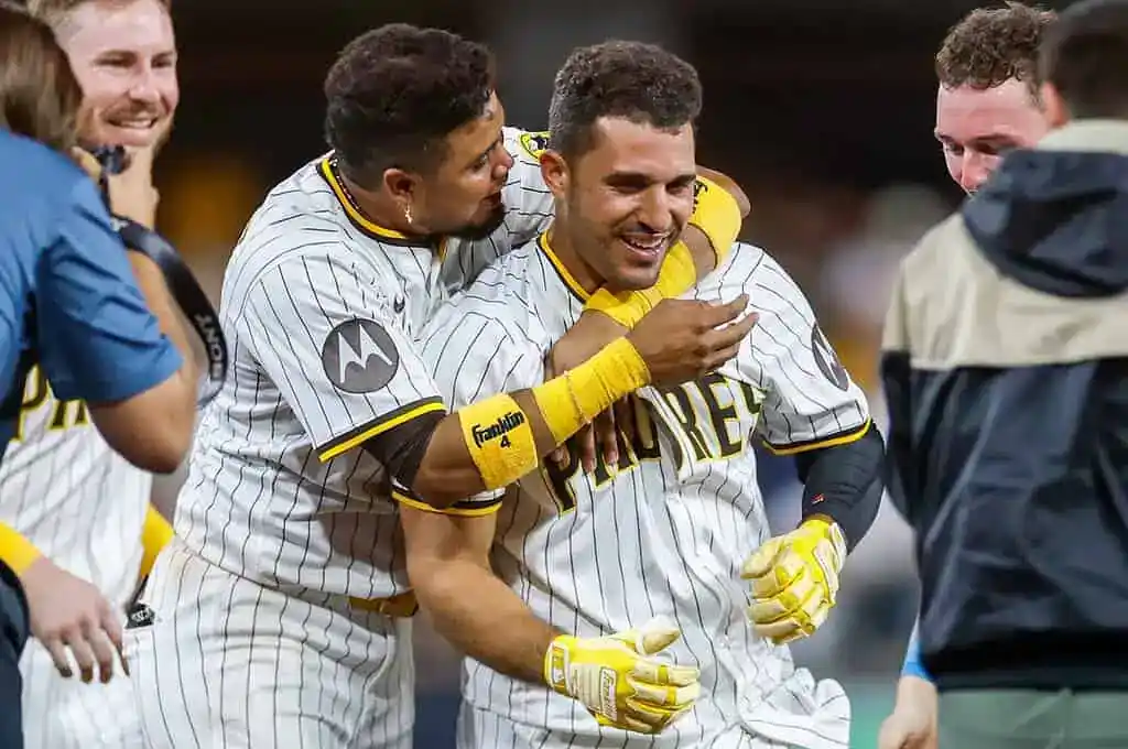 San Diego Padres Hug