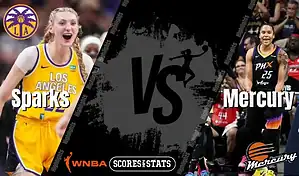 Los Angeles Sparks take on Phoenix Mercury in WNBA matchup on August 26, 2025.