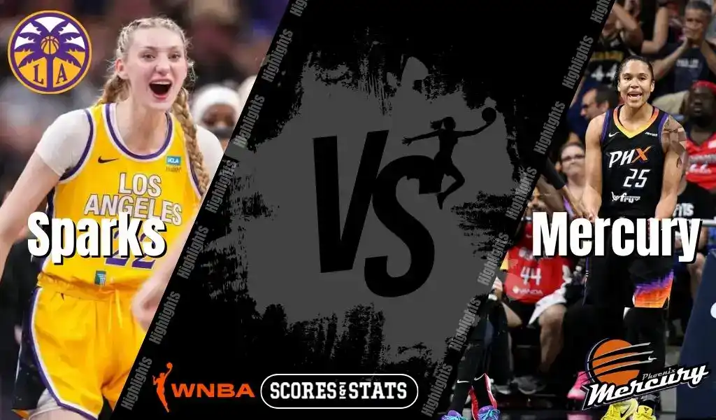 Los Angeles Sparks take on Phoenix Mercury in WNBA matchup on August 26, 2025.